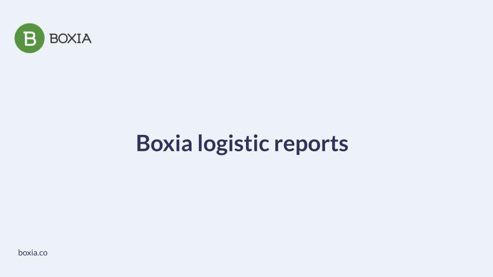 Boxia sample performance report